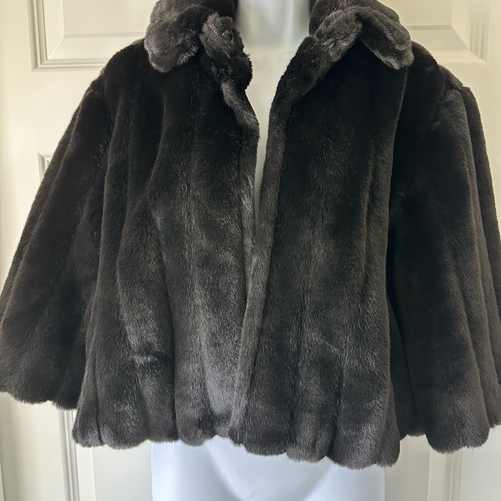 GAP Black Faux Teddy Jacket for Women - Picture 4 of 8